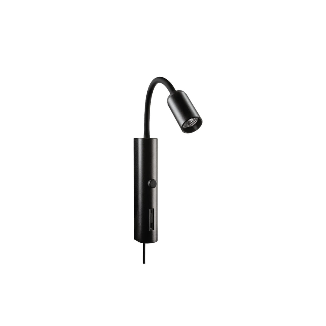 Tube vegglampe med USB 2700K dimbar-Vegglamper-Sg Armaturen As-Svart-3203134-Lightup.no