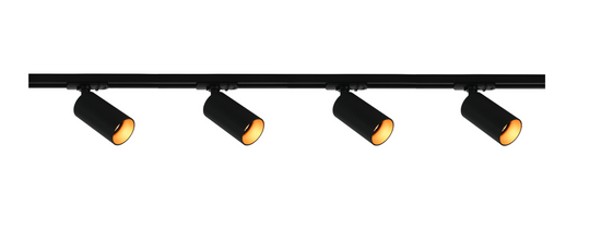 Vox Grooves 2 meter spotskinne med 4 spotter.-Spotskinner 230V-NorDesign-Svart-131110405-Lightup.no