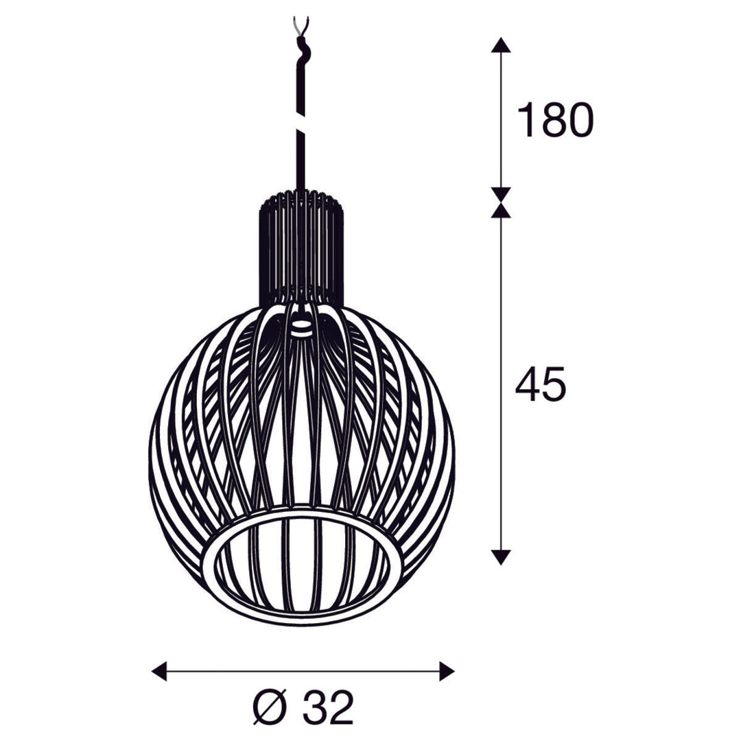 Wud takpendel 32 cm-Takpendler-Slv-Tre-slv-1008044-1-Lightup.no