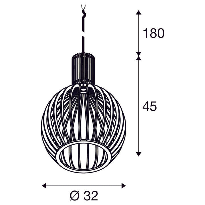 Wud takpendel 32 cm-Takpendler-Slv-Tre-slv-1008044-1-Lightup.no