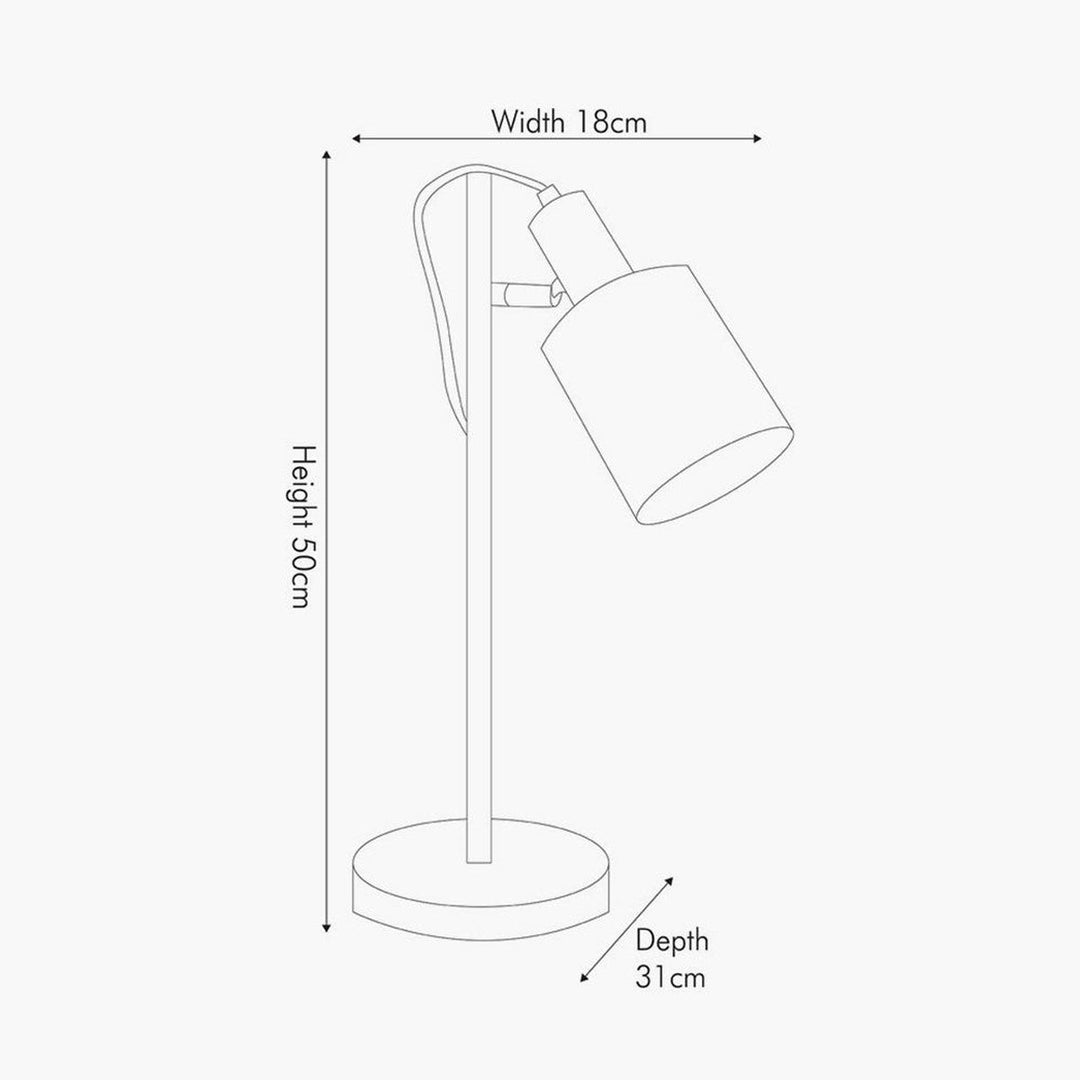 Aaron bordlampe - Antikk messing-Bordlamper-Pacific Lifestyle-Messing-30-716-C-Lightup.no