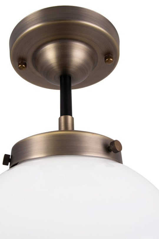 Ally Plafond IP44 - Antikk messing-Taklamper-Globen Lighting-Messing-990751-Lightup.no