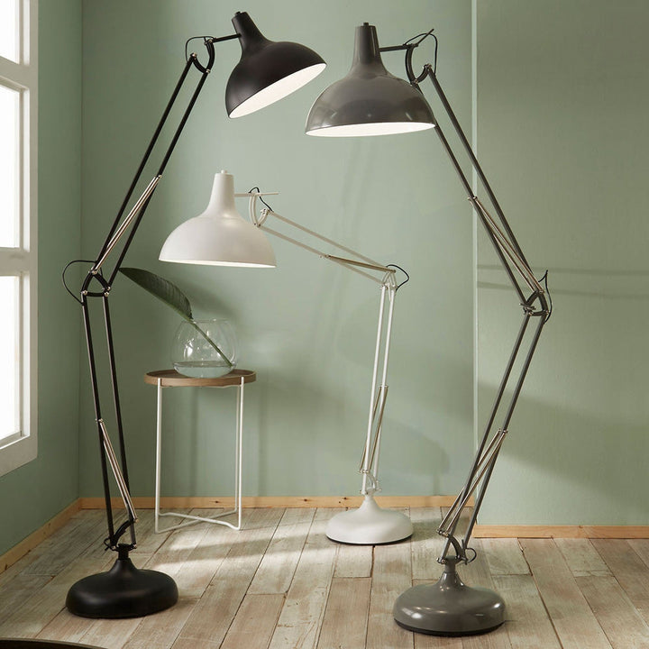 Alonzo gulvlampe 187 cm - Grå-Gulvlamper-Pacific Lifestyle-Grå-32-057-C-Lightup.no