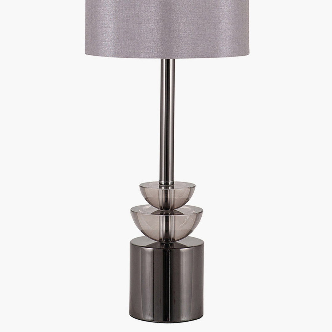 Arran bordlampe 45 cm - Røykfarget/Grå-Bordlamper-Pacific Lifestyle-Messing / Grå-30-799-C-Lightup.no