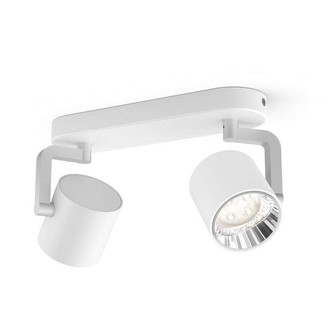 Byrl myLiving taklampe 2x4,3W LED - Hvit-Taklamper-Philips-Hvit-915005697901-Lightup.no