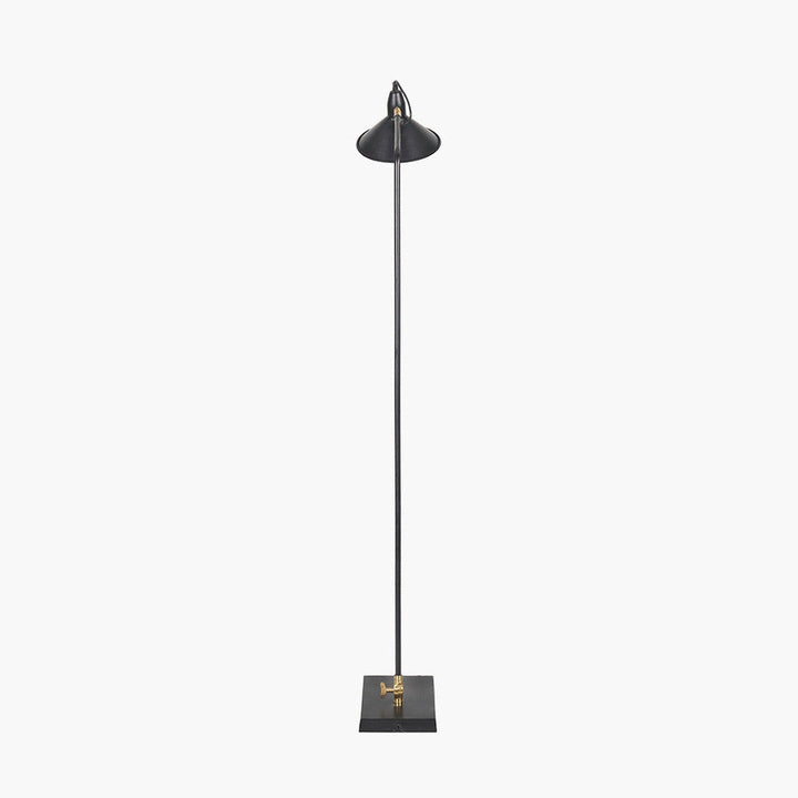 Canton gulvlampe - Svart/Messingfarget-Gulvlamper-Pacific Lifestyle-Svart / Messing-32-164-C-Lightup.no