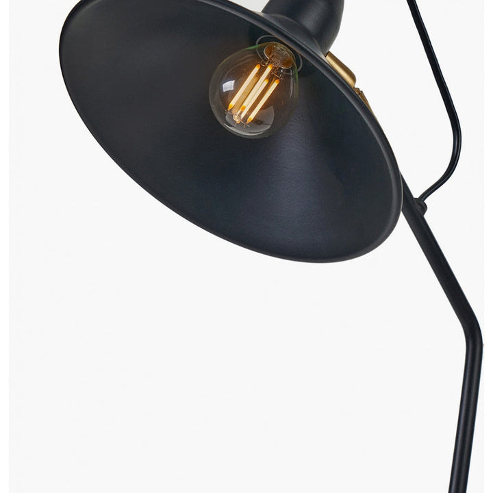 Canton gulvlampe - Svart/Messingfarget-Gulvlamper-Pacific Lifestyle-Svart / Messing-32-164-C-Lightup.no