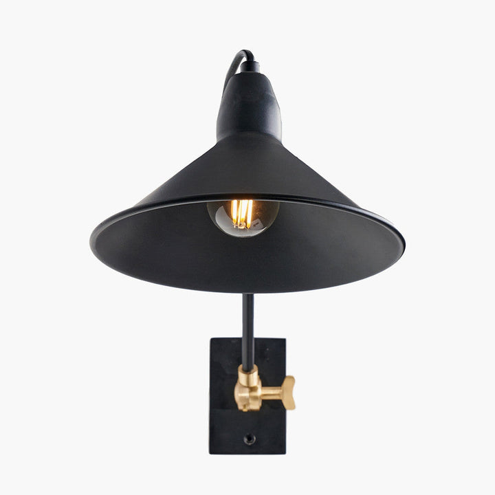 Canton vegglampe - Svart/Messingfarget-Vegglamper-Pacific Lifestyle-Svart / Messing-39-023-Lightup.no