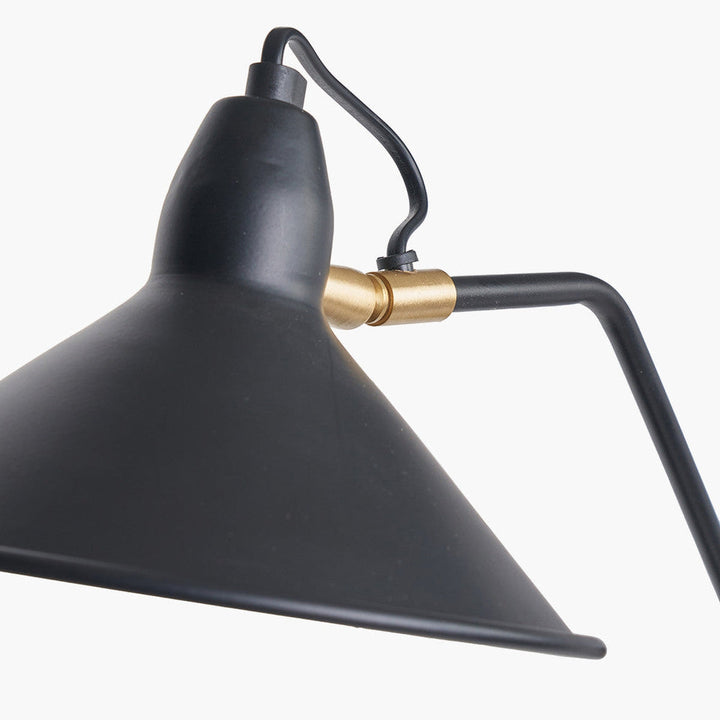 Canton vegglampe - Svart/Messingfarget-Vegglamper-Pacific Lifestyle-Svart / Messing-39-023-Lightup.no