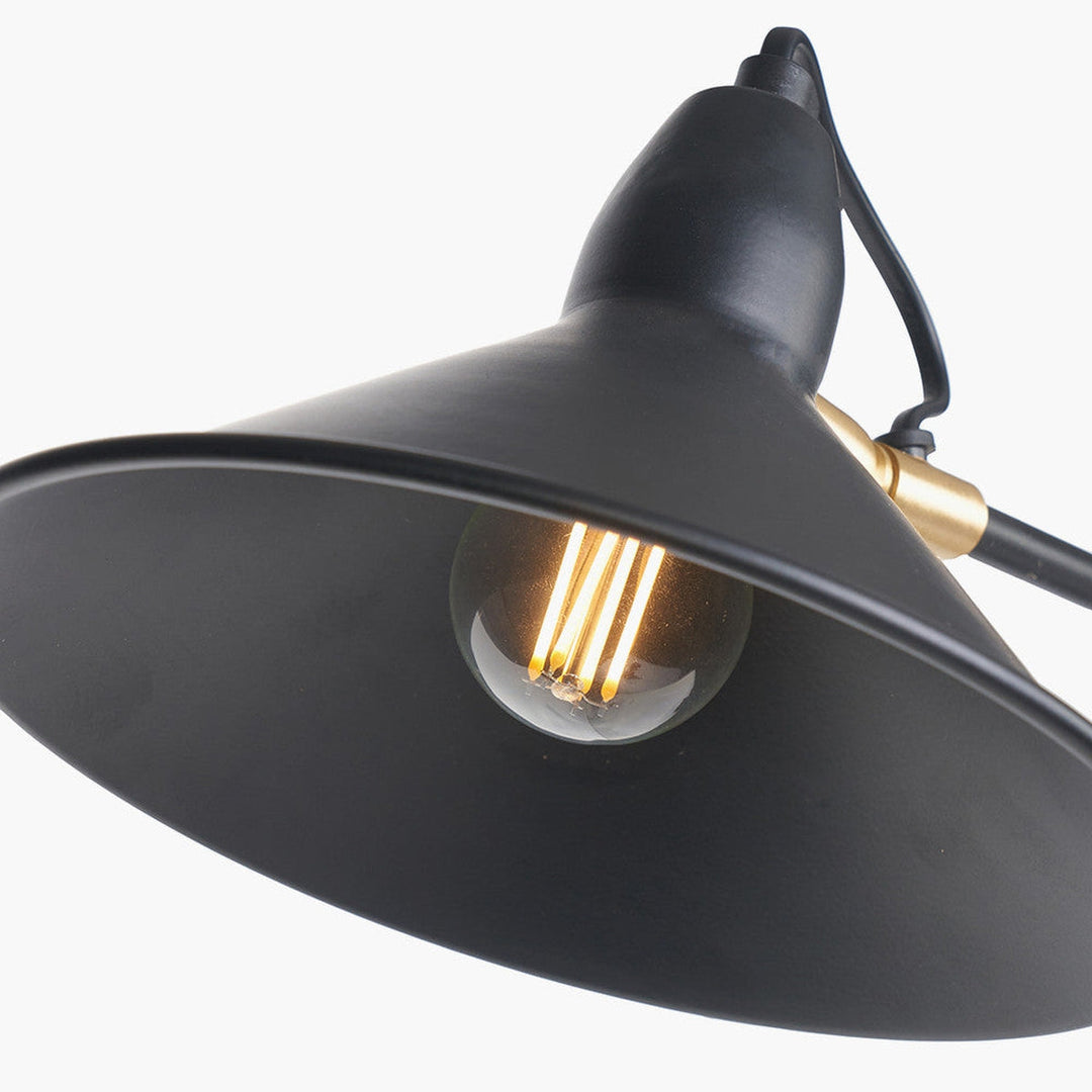 Canton vegglampe - Svart/Messingfarget-Vegglamper-Pacific Lifestyle-Svart / Messing-39-023-Lightup.no