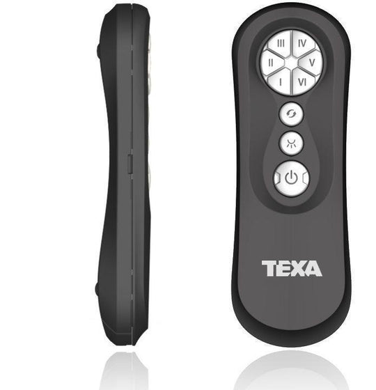 Cetus takvifte - Antrasitt grå-Vifter-Texa Design-Antrasitt-A60-1G+A10-60G-Lightup.no