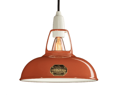 Coolicon Orginal 1933 Design takpendel E14 - Terracotta - Messing oppheng  fra Coolicon 