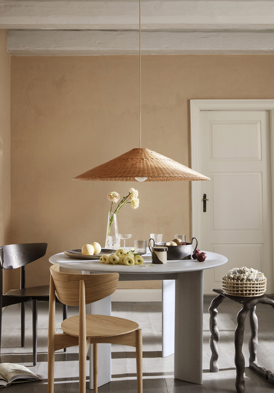 Dou Lampshade Natural - 90 cm-Takpendler-Ferm Living-Natur-Feg__1104263917-Lightup.no