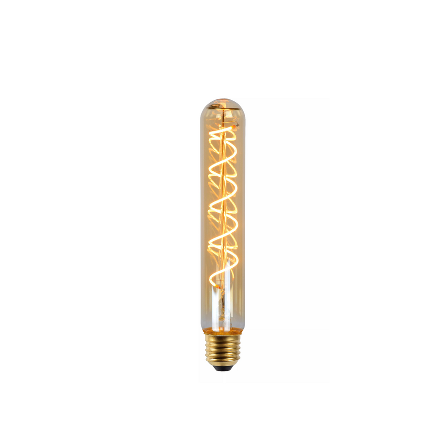 E27 Filament lyspære T32 20 cm 2200 Kelvin 5W Dimbar-LED-pære E27 sokkel-Lucide-Amber-LC49035/20/62-Lightup.no