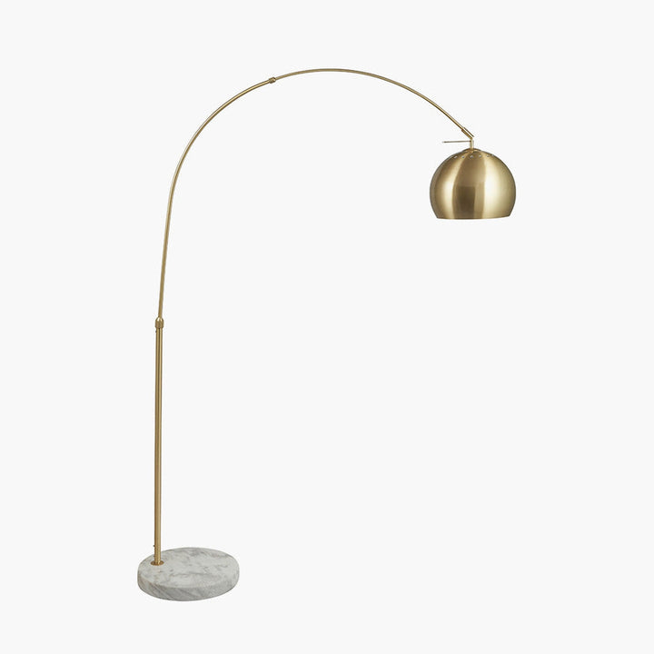 Feliciani gulvlampe 175 cm - Messing/Marmor-Gulvlamper-Pacific Lifestyle-Messing / Marmor-32-146-C-Lightup.no