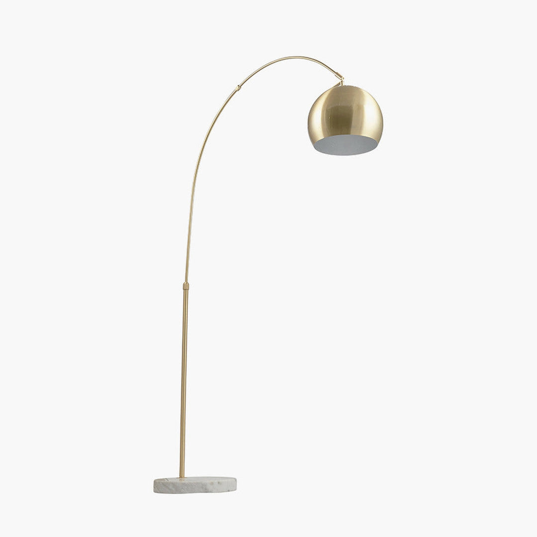 Feliciani gulvlampe 175 cm - Messing/Marmor-Gulvlamper-Pacific Lifestyle-Messing / Marmor-32-146-C-Lightup.no