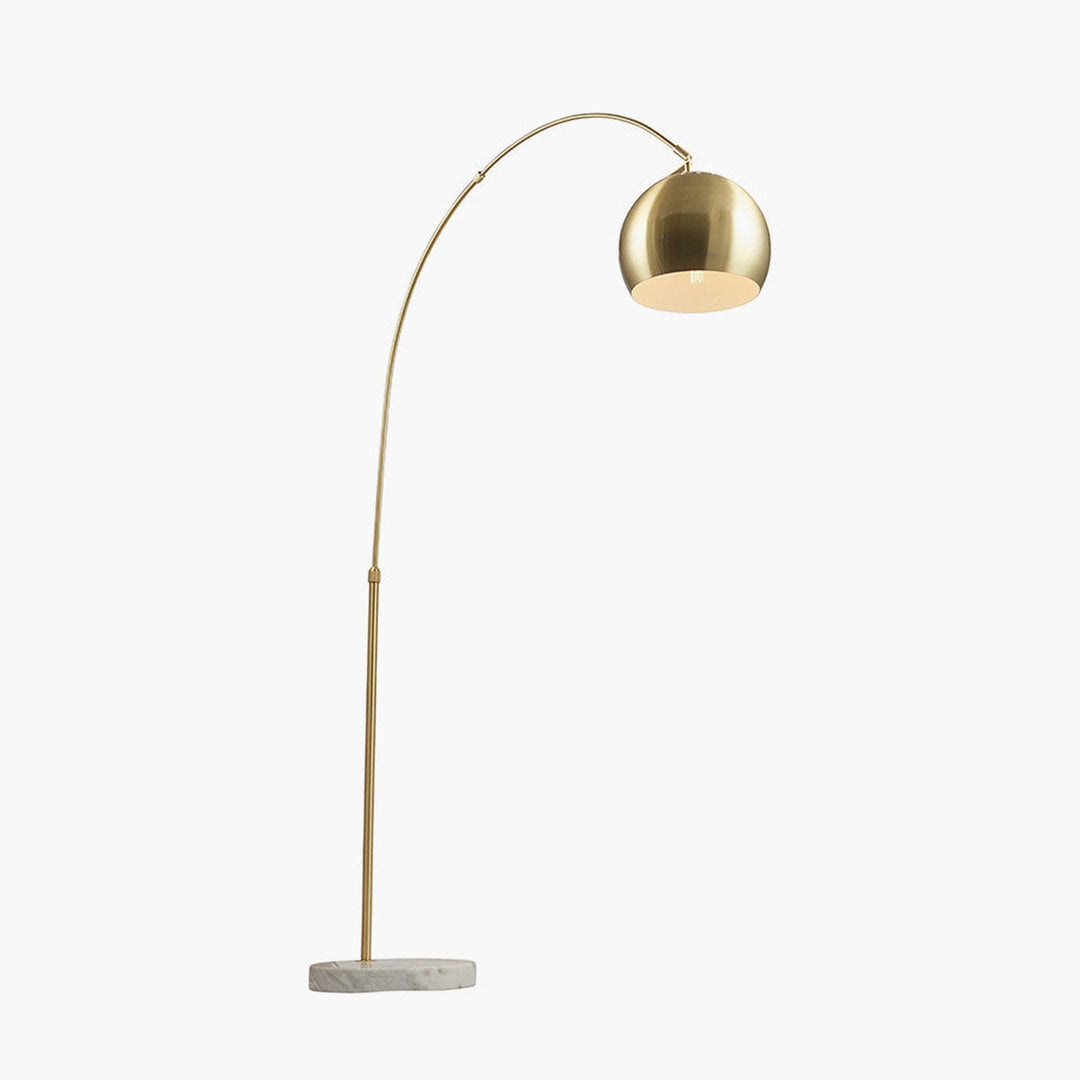 Feliciani gulvlampe 175 cm - Messing/Marmor-Gulvlamper-Pacific Lifestyle-Messing / Marmor-32-146-C-Lightup.no