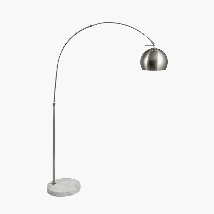 Feliciani gulvlampe 175 cm - Satin/Marmor-Gulvlamper-Pacific Lifestyle-Grå / Marmor-32-147-C-Lightup.no