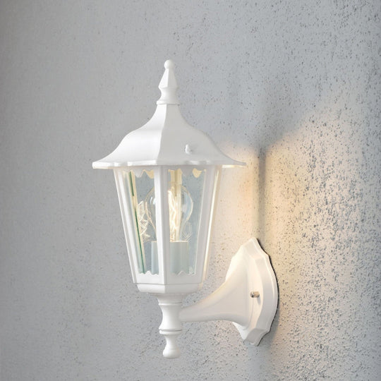 Firenze vegglampe 36 opp - hvit-Utebelysning vegg klassisk-Konstsmide-Hvit-7232-250-Lightup.no