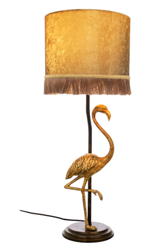 Flamingo bordlampe-Bordlamper-Aneta Lighting-Messing / Gul-18001-59-04-Lightup.no