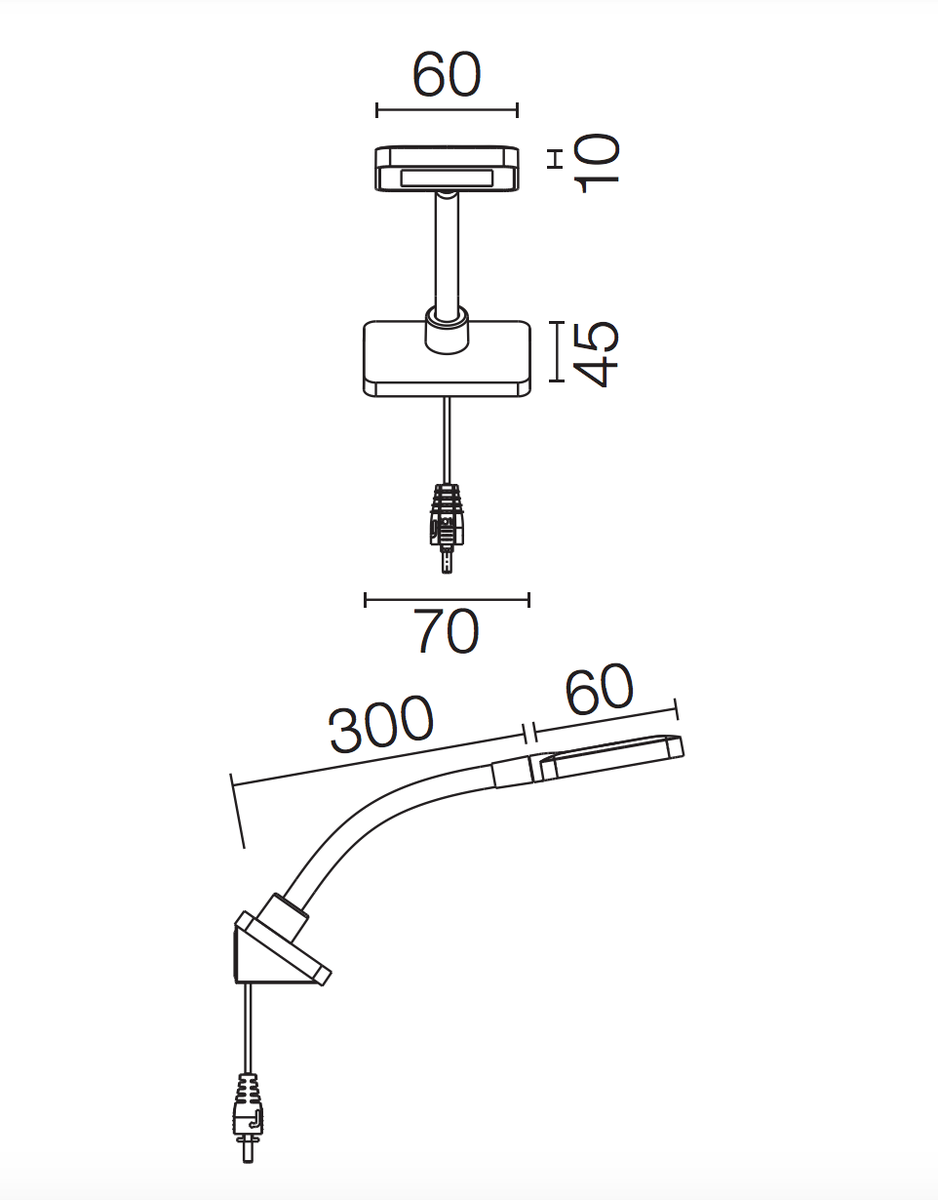 Flos Minikelvin Wall Flex - Black-Vegglamper-Flos-Burgunder-Fls__F4185030-Lightup.no