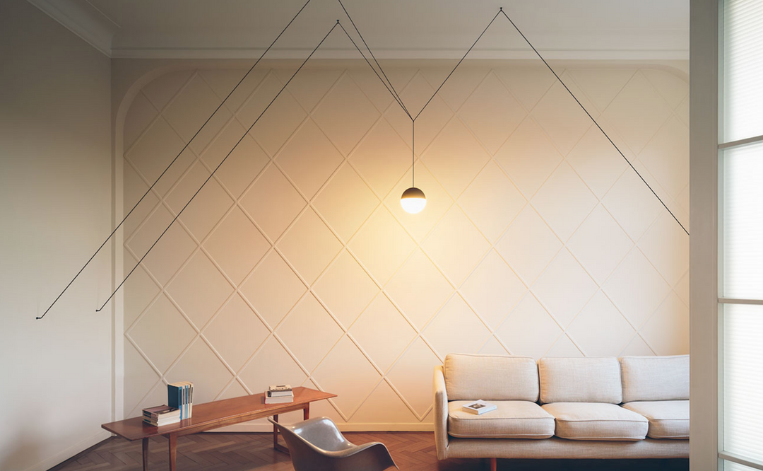 Flos String Light taklampe - Cone - 12m - Flos-Takpendler-Flos-Svart-Fls__F6487030-Lightup.no