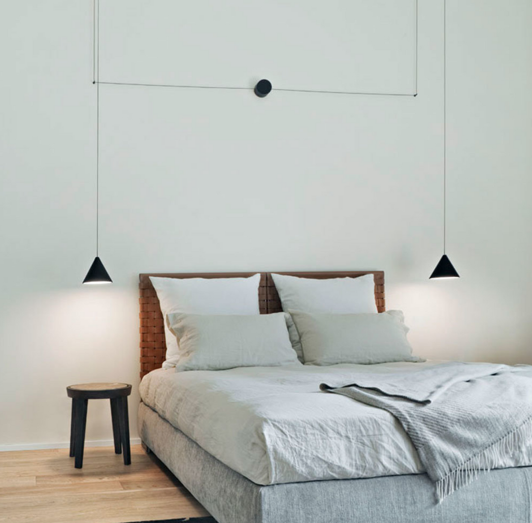 Flos String Light taklampe - Cone - 12m - Flos-Takpendler-Flos-Svart-Fls__F6487030-Lightup.no