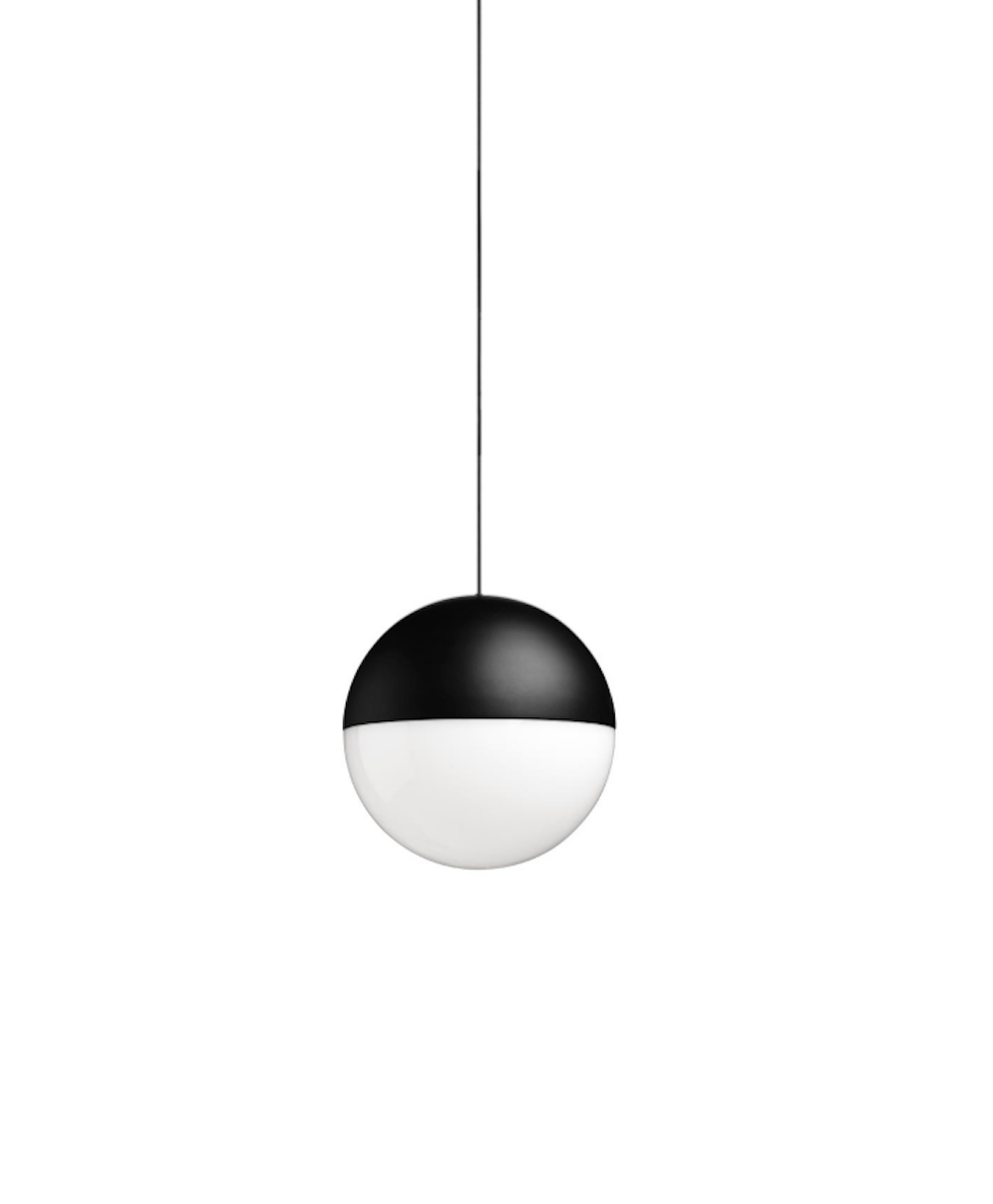 Flos String Light taklampe - Sphere - 12m-Takpendler-Flos-Svart-Fls__F6486030-Lightup.no