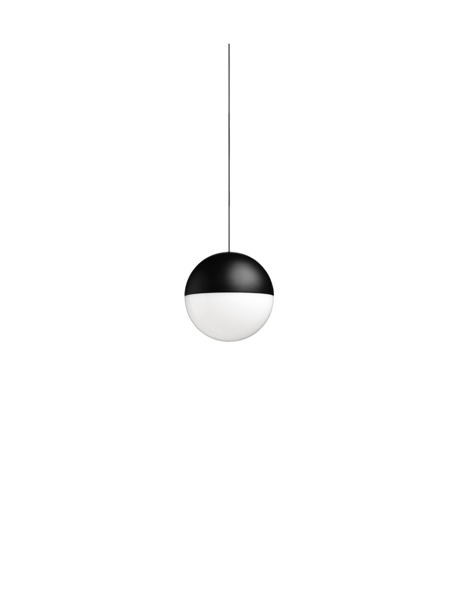 Flos String Light taklampe - Sphere - 12m-Takpendler-Flos-Svart-Fls__F6486030-Lightup.no