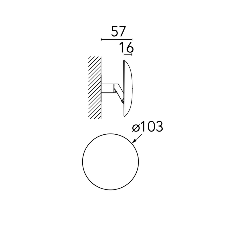 Flos Wall System Back 1-Vegglamper-Flos-Krom-Fls__F9494057-Lightup.no