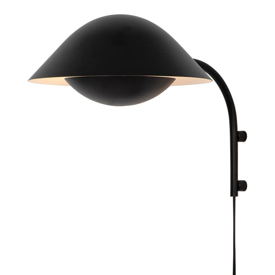 Freya vegglampe - Svart-Vegglamper-Nordlux-Svart-2213101003-Lightup.no