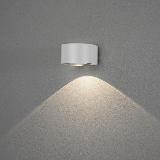 Gela vegglampe utendørs ned 6W IP54 - Hvit-Utebelysning vegg opp og ned-Konstsmide-Hvit-7881-250-Lightup.no