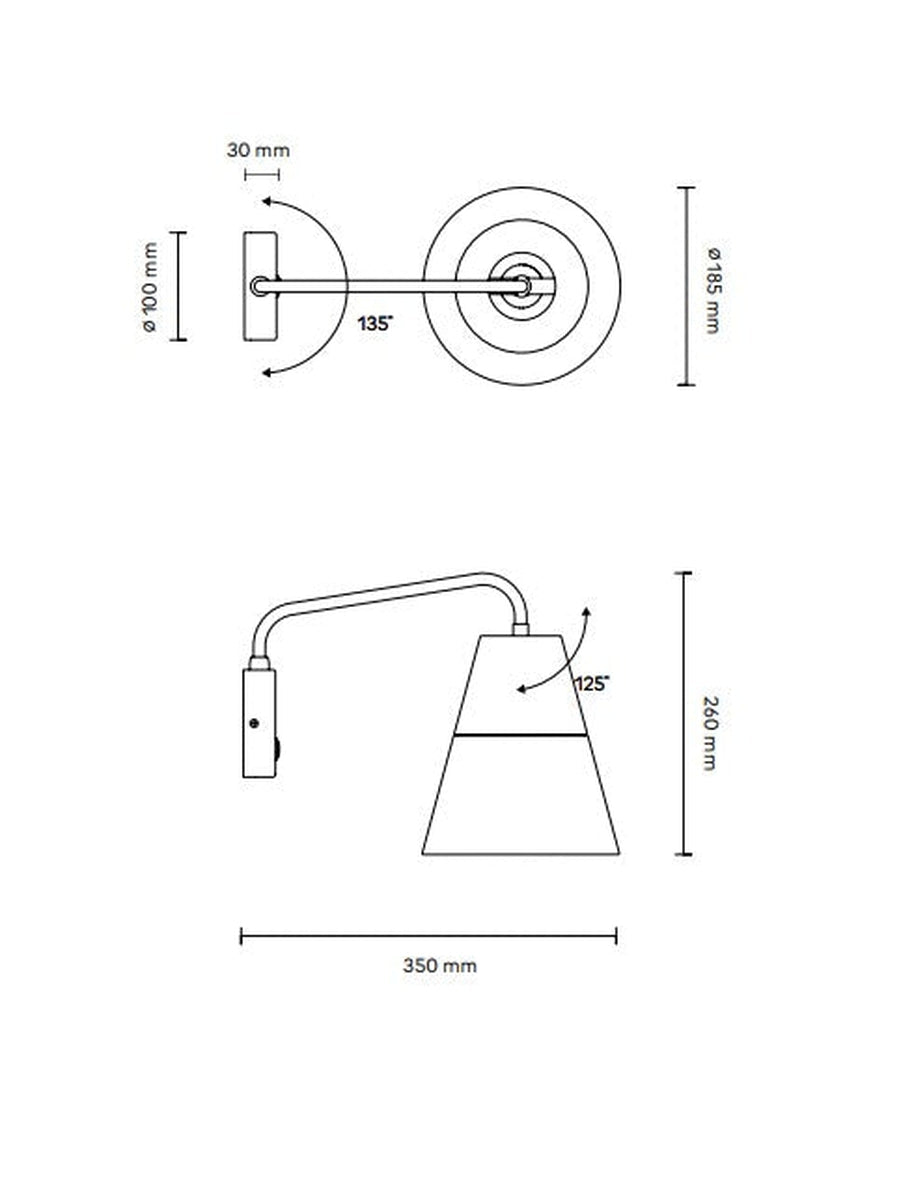 ILI_ILI vegglampe - Hvit-Vegglamper-Grupa-Hvit-LF-AB-W-W-Lightup.no