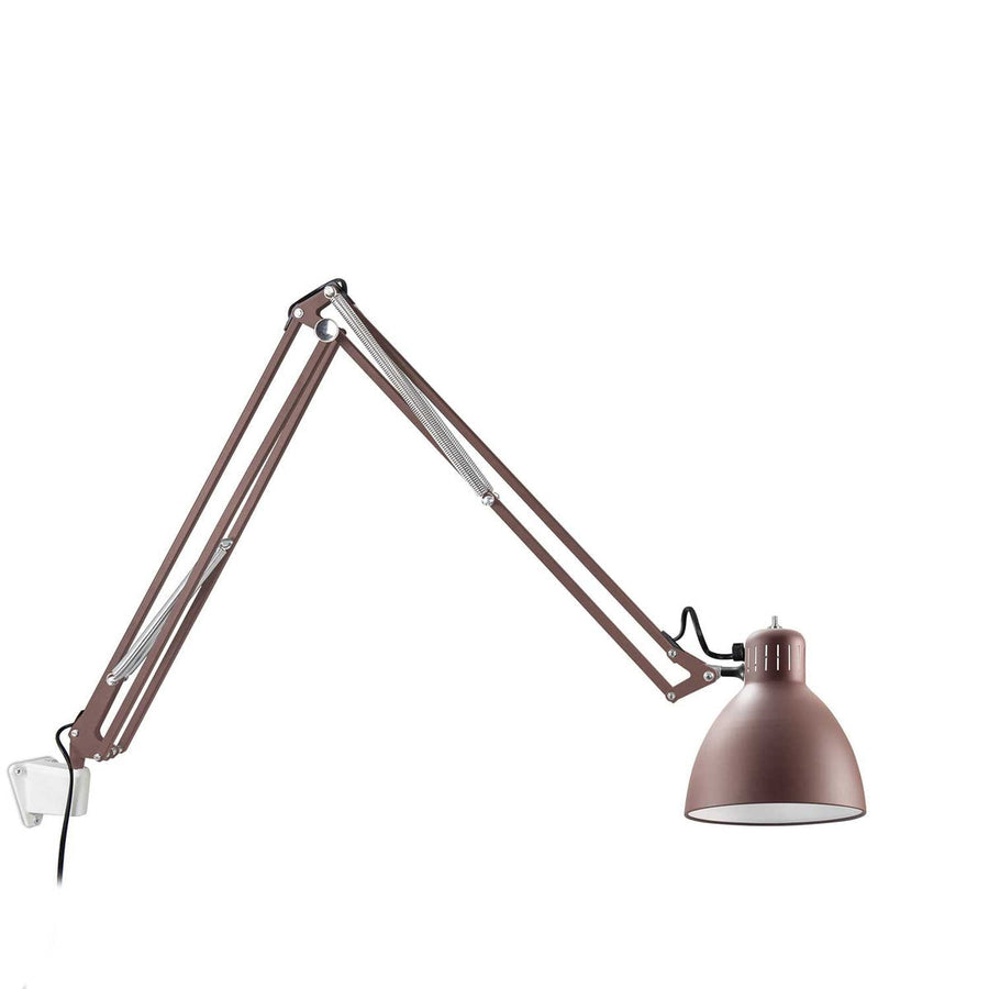 JJ Small vegglampe E27 m/hvit veggbrakett - Rust brun-Vegglamper-Leucos-Rust-LF-0011375+8000092-Lightup.no