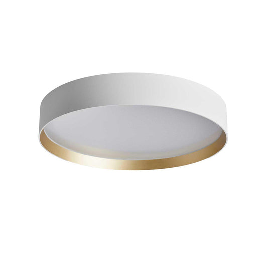 Lucia taklampe 45 cm 24 watt dimbar - Hvit/Gull farget-Taklamper-LOOM Design-Hvit / Gull-LF-805-013-Lightup.no