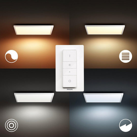 Philips Hue Aurelle square taklampe 60cm - White Ambiance-Taklamper-Philips Hue-Hvit-929003099001-Lightup.no