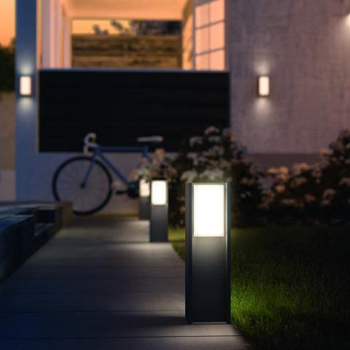 Philips Hue Outdoor Turaco pullert mini, antrasitt-Utebelysning pullert-Philips Hue-Grå-915003761502-Lightup.no