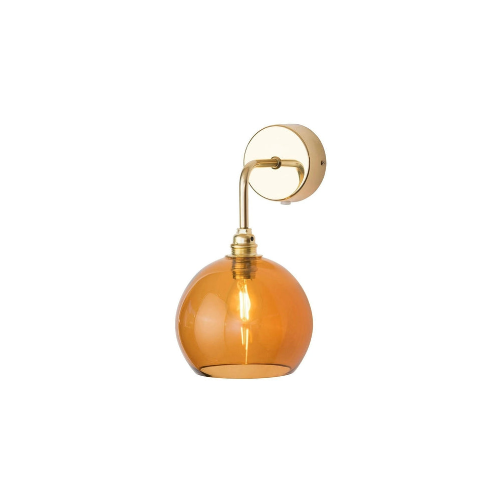 Rowan vegglampe - Toast/gull-Vegglamper-EBB & FLOW-Gull / Amber-LA101554W-Lightup.no