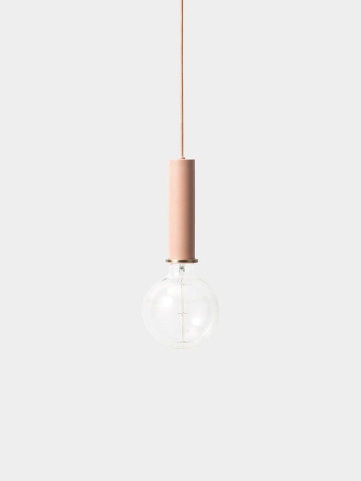 Socket takpendel høy - rosa-Takpendler-Ferm Living-Rosa-Feg__5113-Lightup.no