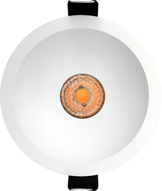 Styx lavtbyggende downlight 7,5W 2700K RA95 IP44 - Hvit/kobber-Downlight lavtbyggende-Aneta Lighting-Hvit-AP-3210639-Lightup.no